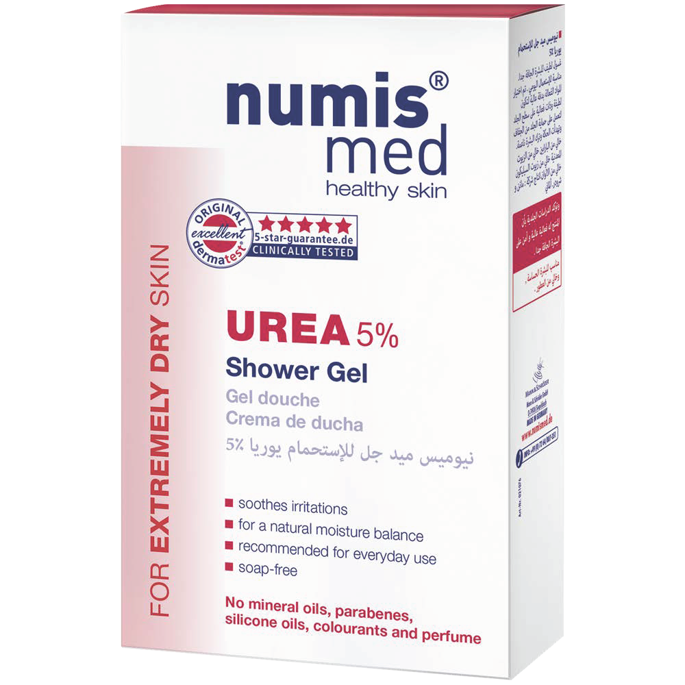 Numis Med 5% Urea Body Wash.  Hydrating Shower Gel for extremely dry, irritated skin