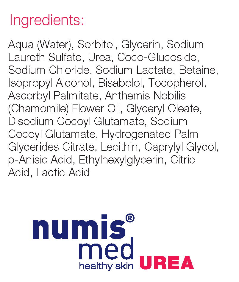 Numis Med 5% Urea face & Body Wash.  Hydrating Cleanser for extremely dry, irritated skin
